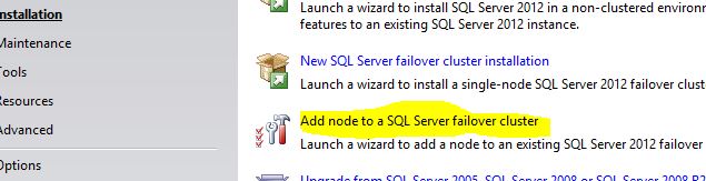 Microsoft SQL 2012 on Failover Cluster