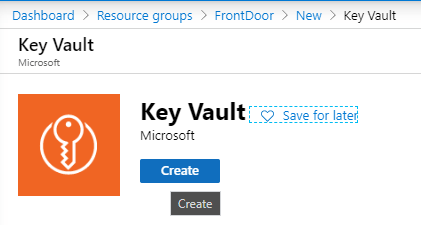 Azure Front Door add custom domain & certificate