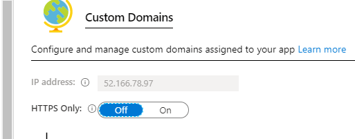 Azure Front Door add custom domain & certificate